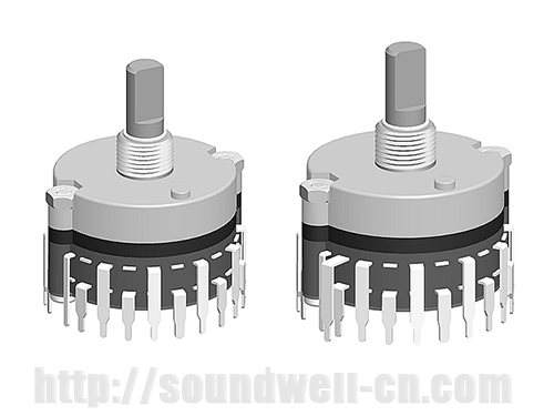 RE32 Metal Shaft Rotary Route Switch RE32 Metal Shaft Rotary Route Switch