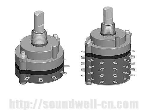 RE31 Metal Shaft Rotary Route Switch RE31 Metal Shaft Rotary Route Switch